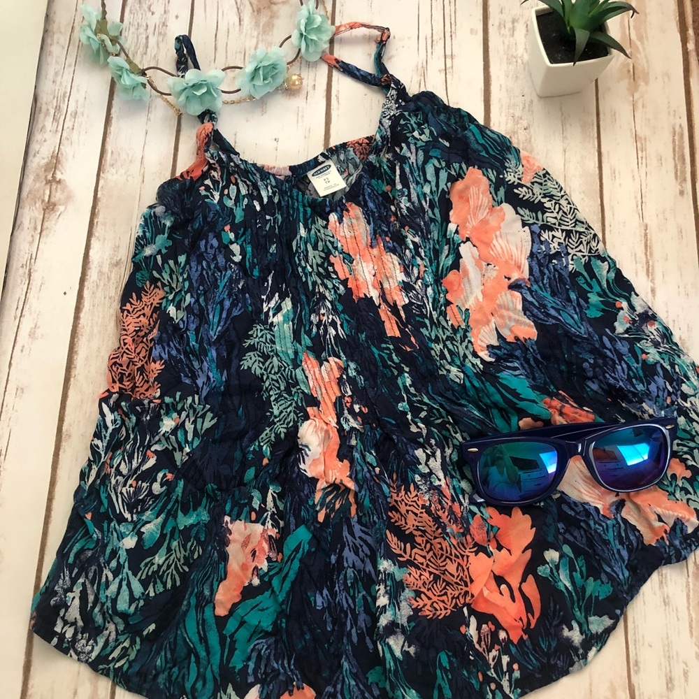 Old navy floral spaghetti strap